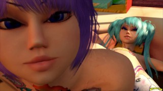 Animação De Sessão Sexual Kawaii 3D Pornô 4K