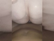 Preview 2 of Milf sits her thick ass on hard dick very carefully