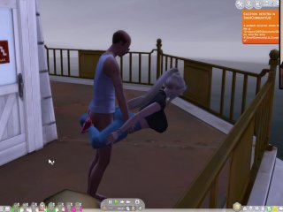 The Sims 4: Enjoy the_view from the lighthouse and have sex with a beautiful woman