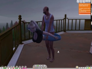 The Sims 4: Enjoy the view from the lighthouse and have sexwith a_beautiful woman