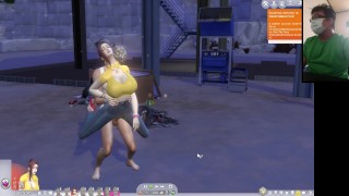 De Sims 4: Intense seks met prachtige vrouwen op de junkyard