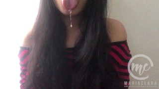 Maria Clara Eating Chocolates Tongue Fetish And Food Pornography Requested Video