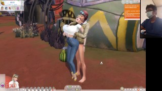 Les Sims 4: Hot sexe dans la tempête de désert
