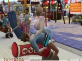 The Sims 4:6 people on the boxing sandbag crazy sex