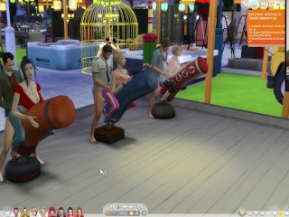 The Sims 4:6 People on_the Boxing_Sandbag Crazy Sex