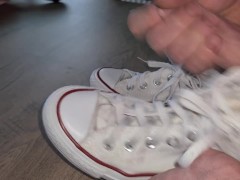 Cum on small Converse