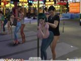 The Sims 4:8 people pole dancing hot sex