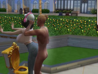 The Sims 4:Intense sex with_big stars