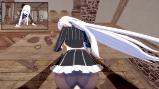 ECHIDNA 3D POV ONLY DOGGYSTYLE POSE RE ZERO