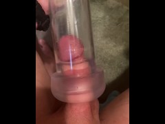 Flesh light penis pump erection 