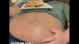 Big guys eat big sandwiches 