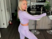 Preview 2 of Yoga Pants Muscle Worship & Wimp Humiliation