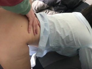 The Roommate Caught Her Jerking Off with Her PantiesAnd Helped Her Finish