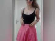 Preview 2 of Just a girl on a skirt show - Try on