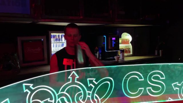 Central Station gay club guest fucks bartender for money