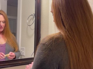 redhead milf, red head, makeup, exclusive