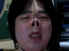 Nose hook masturbation6　No sound