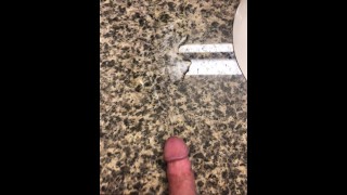Peeing On The Hotel Sink's Counter