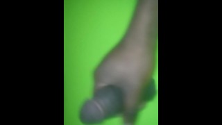 BIG BLACK COCK GREEN BACKDROP