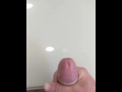 Masterbating in Bathroom with Cumshot on Counter