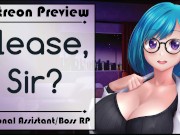 Preview 4 of Please Sir, Let Me Suck Your Cock [3Dio] [Personal Assistant/Boss RP] [Preview]