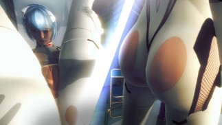 [ЕВАНГЕЛИОН] POV Аянами Рей ждет нового Evangelion Rebuild с тобой (3D PORN)