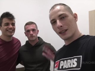 Kevin LAUREN fucked bareback by APPOLLO ADRII a sexy straight curious boy for CRUNCHBOY