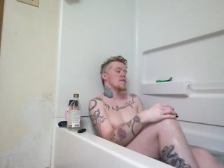 Solo Bubble Bath Orgasms FTM