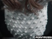 Preview 1 of PERVYRUSSIA - NEIGHBOUR MILF LIFT HARD FUCK