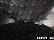 Preview 2 of PERVYRUSSIA - NEIGHBOUR MILF LIFT HARD FUCK