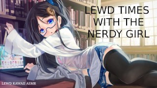 Los tiempos lascónicos con la chica nerd (porno de sonido) (ASMR inglés)