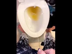 Trans piss desperation had to stand like a boy :( 