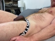 Preview 1 of Stripping of my fav undies and whipping out my fav sex toy to drip jizz all over