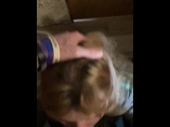 Quick bj before husband comes home