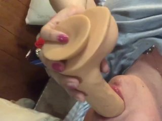 I wish I had a real dick to suck