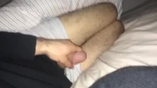 Stroking Hard Dick Solo Male