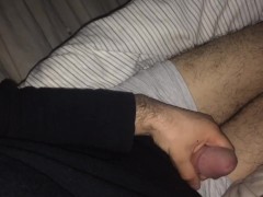 Male Stroking Hard Cock Tease