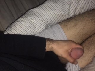 Male Stroking Hard Cock Tease