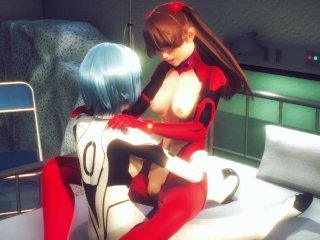 Asuka and Rei Having_Hot LesbianSex(3D PORN)Neon Genesis Evangelion
