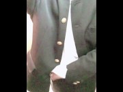 Preview 1 of 新しくなった公衆トイレで制服露出