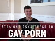 Preview 1 of Hot Straight Guys Watch Gay Porn