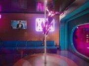 Preview 4 of Cyberpunk 2077 Sex Scene With Stripper By LoveSkySan