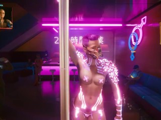 Cena De Sexo Cyberpunk 2077 com Stripper Por LoveSkySan
