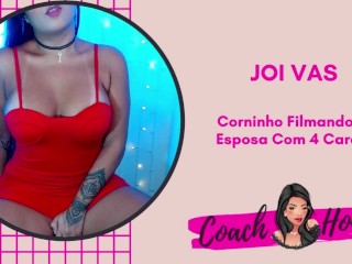 Corninho Filmando a Esposa com 4 Caras! | JOIVAS | Punheta Guiada | CV # 40