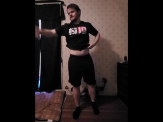 Flopping around my big dick