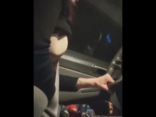 Watch Me Do a Strip Tease at Work Then Touch Myself While DrivingAnd Squirt in_the Car