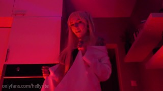 Envy Adams Cosplay by Helly_Rite Amateur Teaser Version Wet Oil Pussy Butt