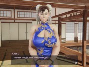 Preview 1 of Chun Li sød blowjob MELLEM COITUS og masser af sperm på bryster [Gameplay]