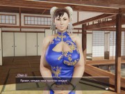 Preview 2 of Chun Li sød blowjob MELLEM COITUS og masser af sperm på bryster [Gameplay]