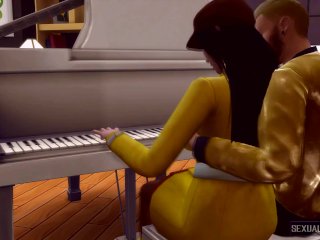 Piano Teacher Has Sex With Student In Class - Sexual Hot Animations